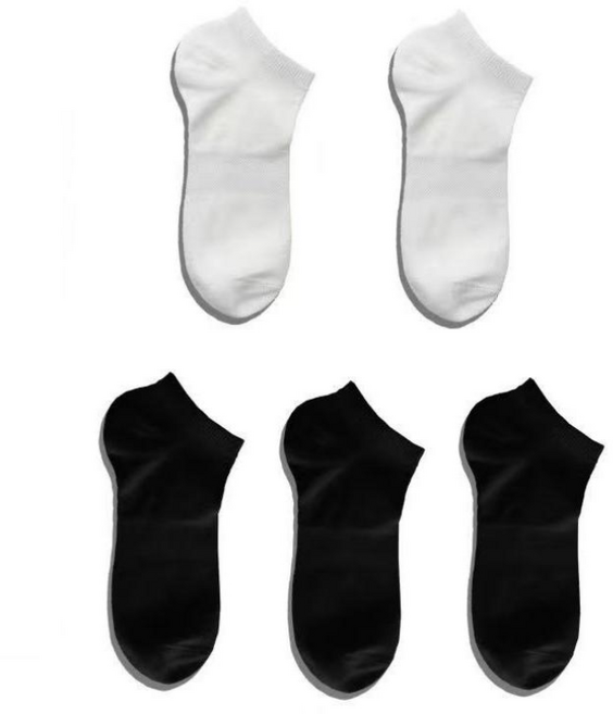 한 번용 양말 5켤레 세트