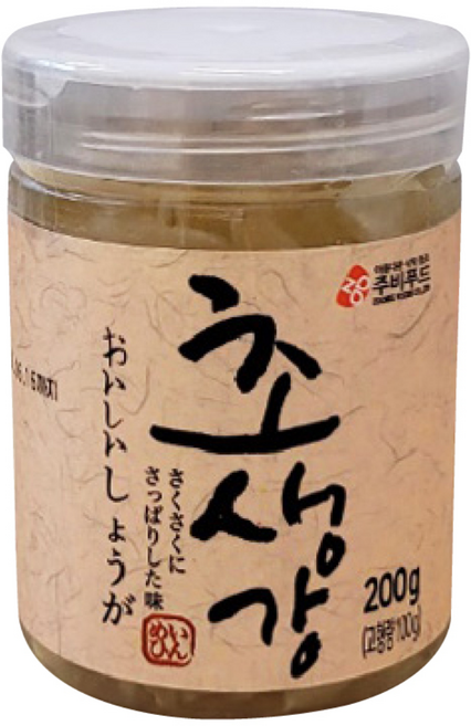 주비푸드 백초생강(병) 200g, 1개