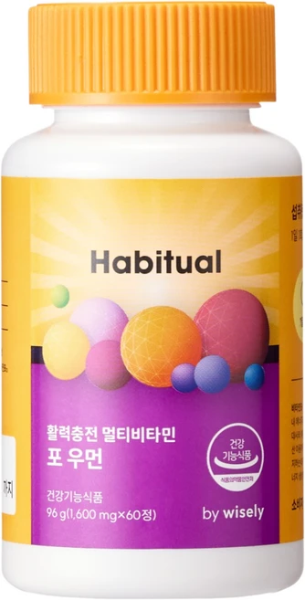 와이즐리 활력충전 멀티비타민 포 우먼, 1개 - 쿠팡