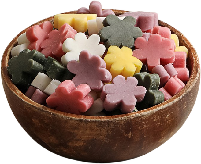 우리쌀 오색 꽃 떡국떡 500gx2 설날 설 추석 명절 선물세트, 500g, 2개