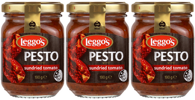 레고스 페스토 선드라이드 토마토, 3개, 190g