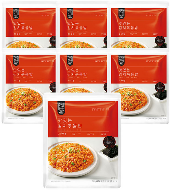 허닭식단 맛있는 김치볶음밥 250g, 7개