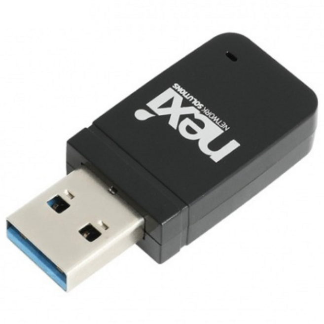 리버네트워크 NX1126 USB 미니 무선 랜카드 AC1300(NX-AC1300), 1개