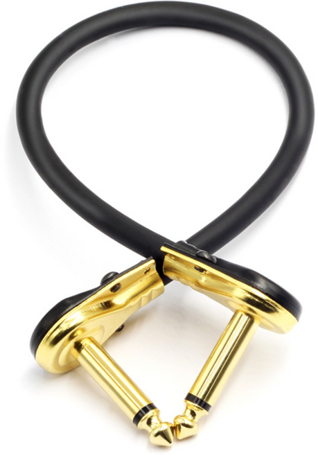 잉여기타 프리미엄 더블 쉴드 노이즈 리스 잉여 이펙터 패치 케이블, 1개