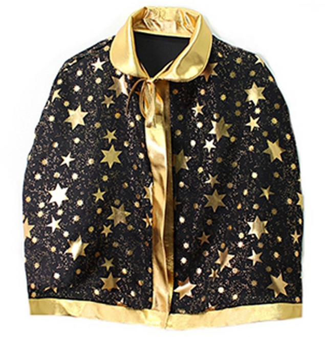 파티로 별무늬 망토 할로윈파티 재롱잔치 의상 코스프레