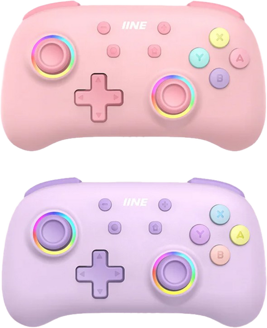 닌텐도 스위치 2&1 캔디팝 컨트롤러 /NFC 깨우기 기능 /매크로 오토연사 /이이네, 퍼플, 1개