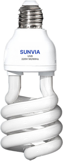 SUNVIA UVB램프 13W 게코 도바뱀 육지 거북이 파충류 램프