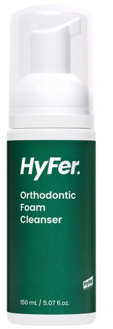 하이퍼 치아 유지장치 교정기 틀니 의치 세척 폼 거품 세정제 세정폼, 1개, 150ml