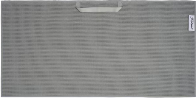 타이틀리스트 플레이어스 마이크로화이버 타월 TA22MFTWL 극세사 타월 골프 수건, 1개, 그레이