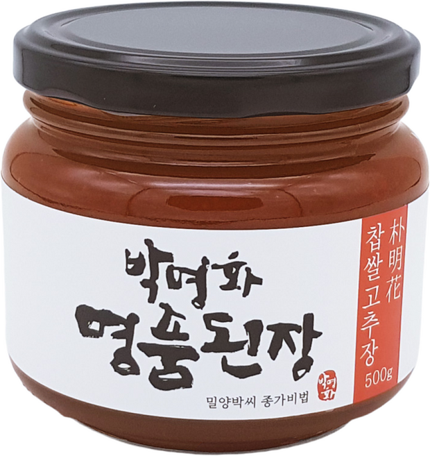 박명화 찹쌀고추장 500g, 1개