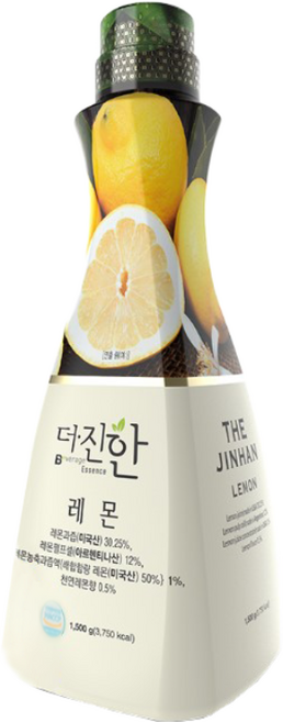웰파인 더진한 레몬 농축액, 1.5L, 1개