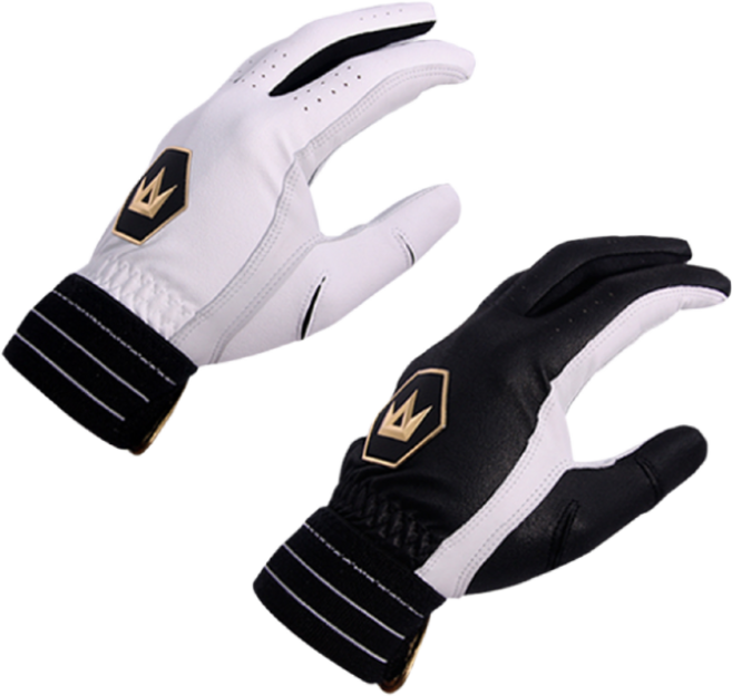 크라운비 천연양피 수비장갑 야구장갑 2컬러, 블랙골드 우완(왼손착용)