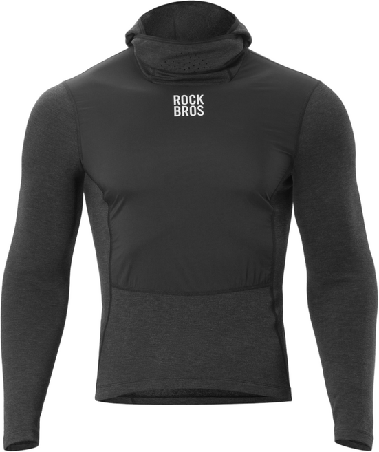 락브로스 혼방 캐시미어 방풍 보온 후드 탑(기모)