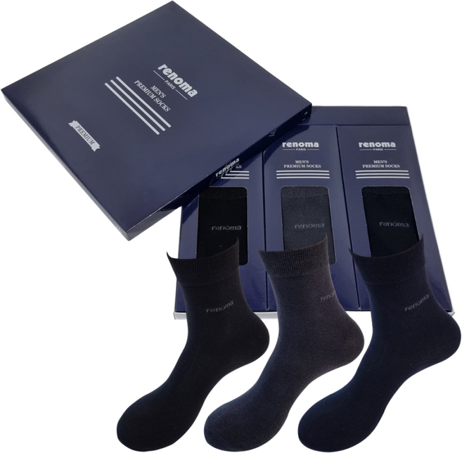 레노마 양말선물세트 설명절 답례품 선물용 남성 여성 정장 양말세트 5종