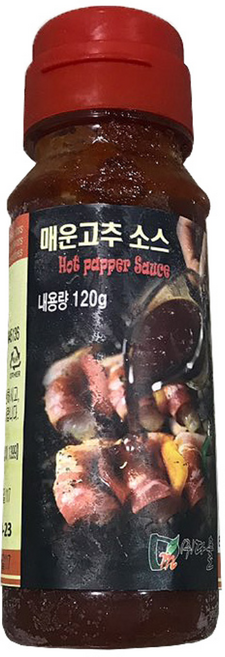 비비수산 매운고추소스, 1개, 120g