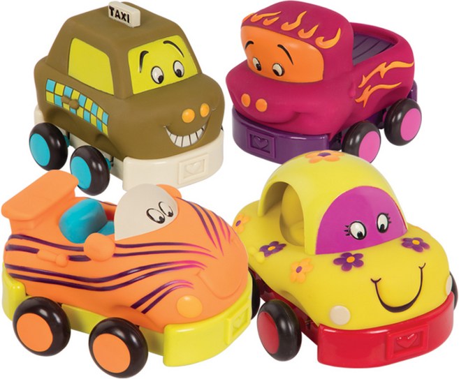 [브랜드B] 스마일풀백소프트카(4종) 자동차완구 소프트자동차, 스마일풀백소프트카, 1개