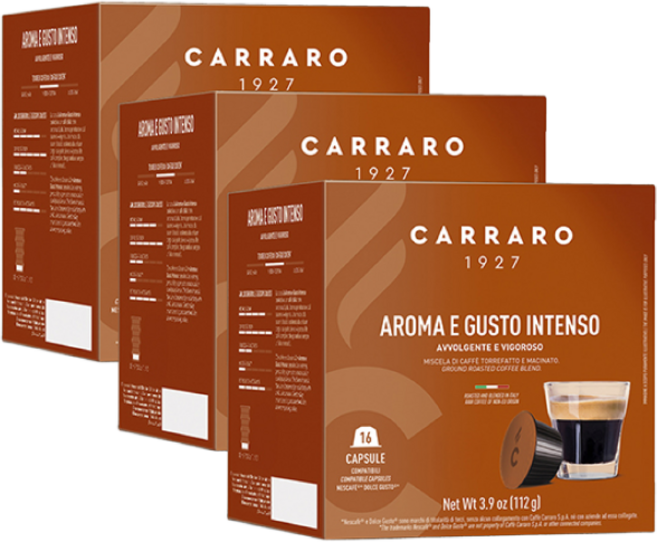 까라로 돌체구스토 호환 캡슐 인텐소, 7g, 16개입, 3개