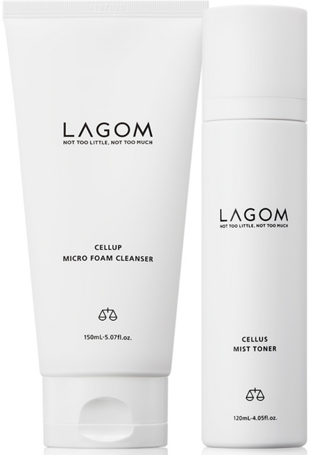 라곰 마이크로 폼 클렌저 150ml + 미스트 토너 120ml 세트, 1세트