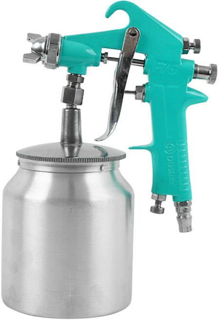 INVEN* 오우스케 고급 에어 스프레이 건 후끼 (도색 페인트 콤프레샤), 1개, 750ml, 아랫통