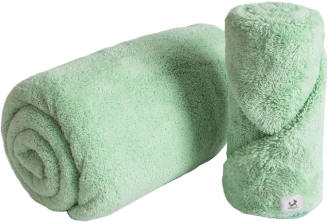 딩동펫 반려동물 부드러운 펫타올 2종 세트, 민트, 1세트