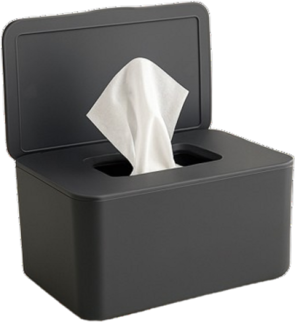 나코 물티슈 케이스 티슈퐁 스프링 국내산 보관함 커버 티슈 각티슈 마스크보관함 위생보관함, 1개, 다크그레이
