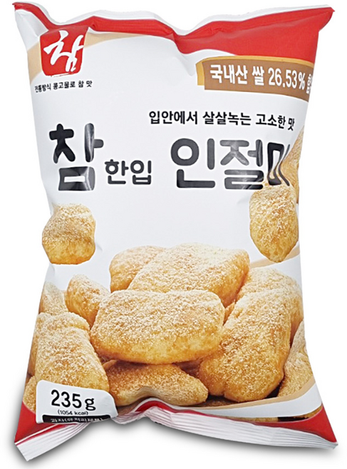 참 한입 인절미, 10개, 235g