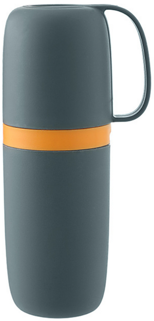 로앤제이 양치컵 칫솔통 여행용 휴대용 칫솔 치약 보관통 케이스, 차콜, 1개