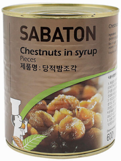 프랑스 선인 사바통 마론 글라세용 당적 밤조각 1.05kg, 1개