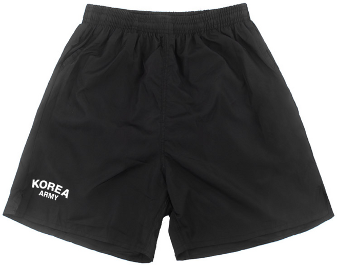 코리아 아미 반바지 (KOREA ARMY) - 군대 군인 밀리터리 스포츠 운동복 헬스 체육대회 반티 운동회 단체복 매쉬안감 로카 군용 팬츠