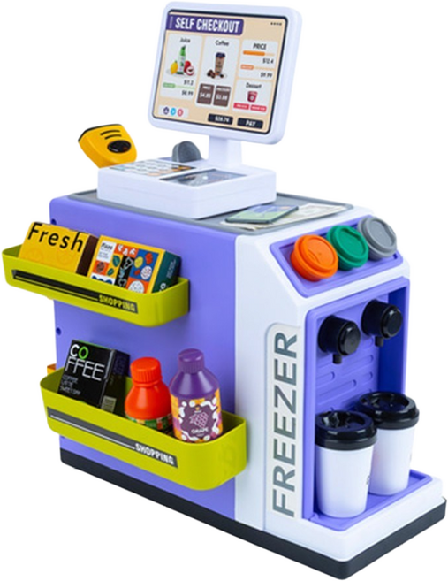 캐스비 플레이 미니편의점놀이세트, 1세트, 혼합색상