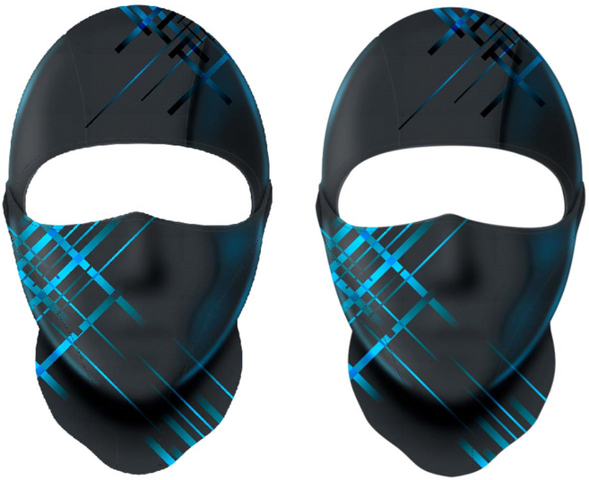 타이트엔드 3IN1 쿨 바라클라바, 블루, 2개