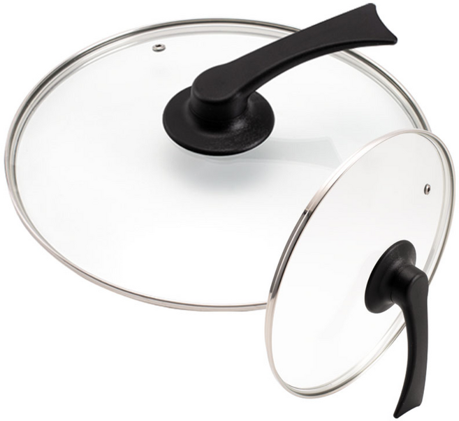 세우는 다용도 강화유리뚜껑 후라이팬 냄비 궁중팬 멀티 덮개, 24cm, 1개