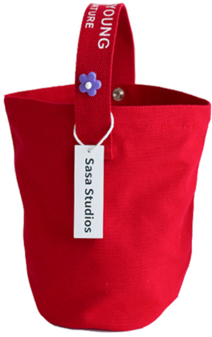 뷰레이터닷컴 터치 캔버스 손가방 미니 캔버스백 데일리 손목가방 에코백