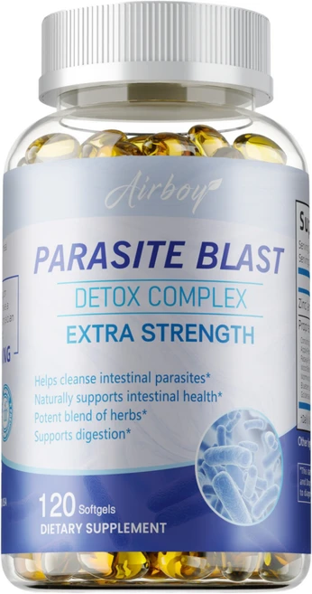 기생충 퇴치 - 장내 기생충 정화 자연적 장 건강 해독, 1개, 60정 - 쿠팡