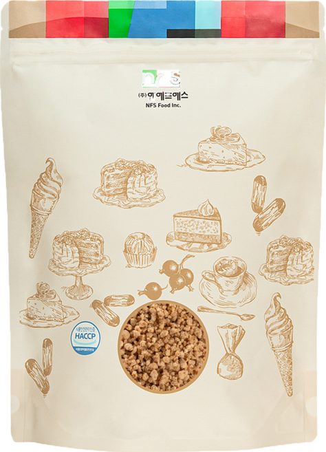 NFS 카라멜 쿠키 크런치, 1kg, 1개