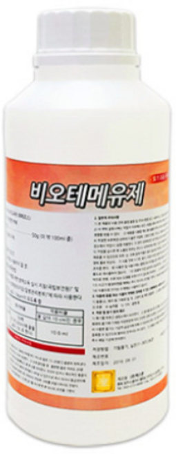 비오테메유제 500ml 액체형 모기유충제거 모기박멸 장구벌레제거 테메포스 정화조유충제거 하수도유충제거 희석사용 친환경유충구제, 1개