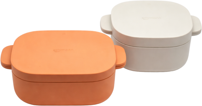 실리만 찜기 실리콘 전자레인지 용기 이유식 찜기, 1개