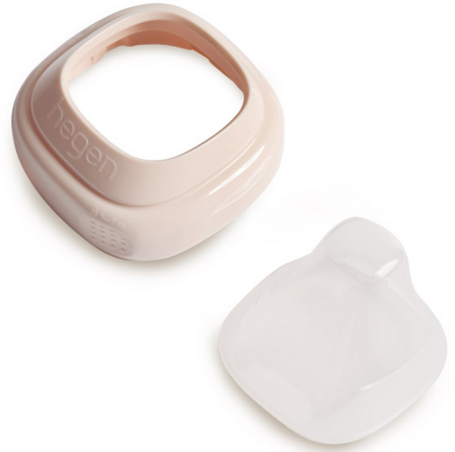 헤겐 젖병 후드 + 캡, 핑크, 1개