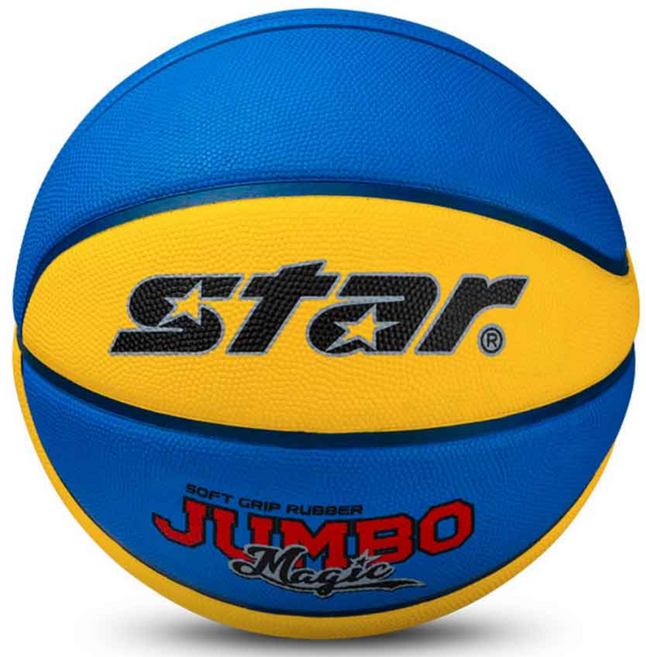 장군스포츠 스타 농구공 점보 매직 실내외 입문용, 1개