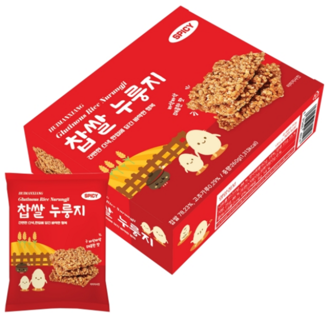 찹쌀누룽지 스파이시 매운, 1개, 260g