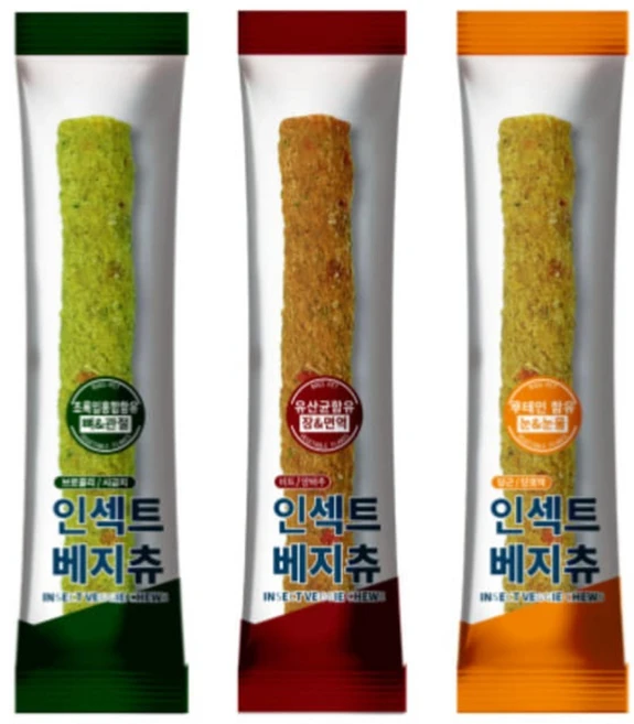 [샘플팩] 벅스펫 인섹트 베지츄 샘플 10g* 3개입, 1개, 30g, 브로콜리&시금치 - 쿠팡