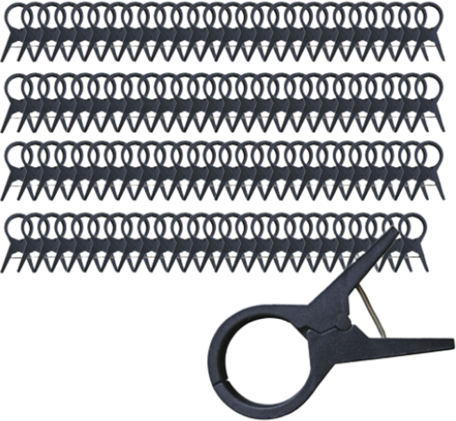 한수위 고추집게 100개입 오이 가지 줄기 유인 작물 고정