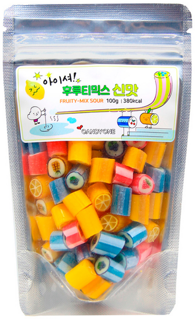 캔디원 수제캔디 수제간식 신맛사탕 운전할때 임산부 가정의달선물, 100g, 1개