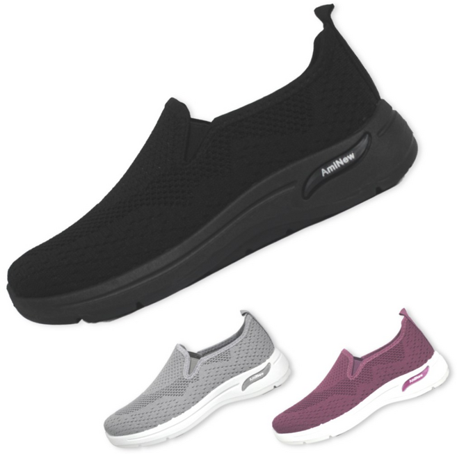 아미뉴 A24 남녀공용 가벼운 슬립온 운동화