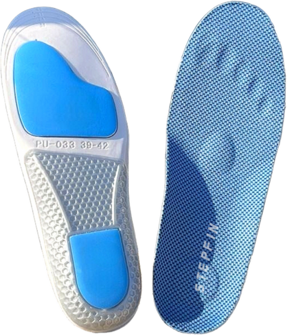 스텝핀 평발 족저근막염 깔창 아치 키높이 오다리 기능성 운동화 교정 군대 군화 쿠션 인솔, 1개