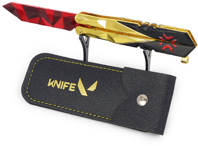 올인몰 2022 챔피언스 발리송 게임스킨 버터플라이나이프, 1) 레드, 1개