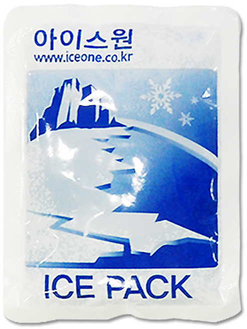 아이스원 아이스팩 젤 완제품 12x17cm 1박스 120개 얼음 미니 보냉 쿨 나일론 젤아이스팩, 1세트