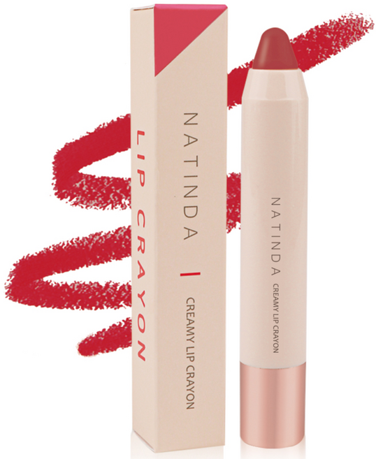 나틴다 크리미 립크레용 3g, 08 섹시 넘버원, 1개