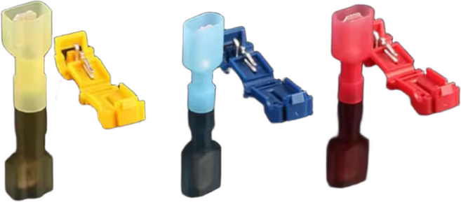 JEKYU T형 무탈피 커넥터 120pcs 케이블작업 전선 배선 연결 압착슬리브 스카치락, 120개