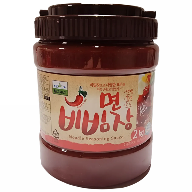 칠갑농산 면 비빔장 2kg 대용량 만능비빔장 X 6개 BOX